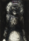 Ich schwanger (Me preagnant), ink drawing by Mathias Jakob Seib, 40x50cm