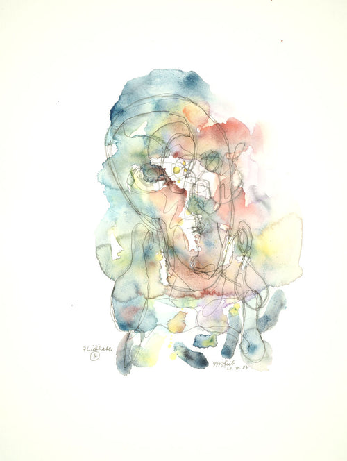 7 lovers 4, watercolor painting by Mathias Jakob Seib